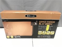 Bella copper titanium griddle (opened/new