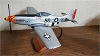 Chuck Yeager's P-51 Glamorous Glen III Model Plane