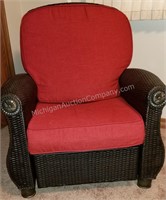 Beautiful Wicker Cushioned Side Chair