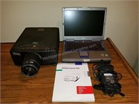 Proxima Projector with Dell Inspiron 9100 Laptop