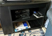 LR- Wooden TV Stand & DVD Player