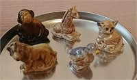 SR- 3rd Group lot of 5 Wade Red Rose Tea Figurines