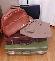 SR- Group lot of Antique & Vintage Luggage & Bags