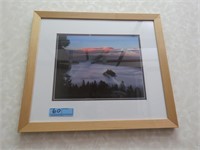 Framed photograph of Lake Tahoe
