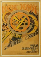 Hans Geier, Neue Kunst, Gallerie Goyert  poster