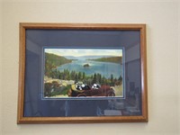 Framed Print of Emerald Bay