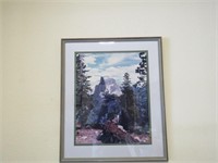Framed Print of the Sierras