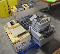 PALLET W/ 6 SLIDE PROJECTORS,