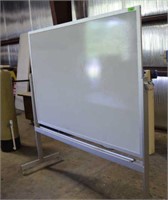 DOUBLE SIDED DRY ERASE BOARD W/ROLLING STAND