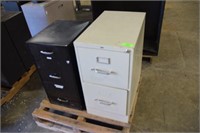 2 METAL FILING CABINETS