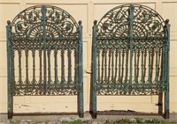 Vintage Cast Iron Gate Converted To Bed Twin