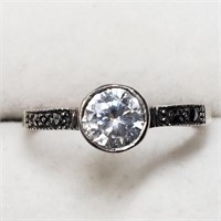 $120 S/Sil Cubic Zirconia Ring