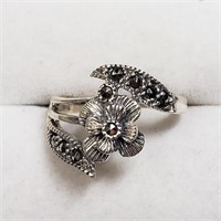 $140 S/Sil Marcasite Ring