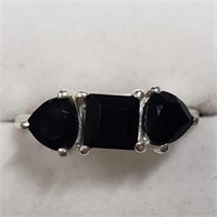 $140 S/Sil Onyx Ring