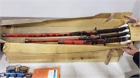 Four SETS of 4 Japanese swords w/ Stands