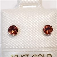 $200 10K Red Sapphire Earrings