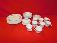Ironstone dish & cup set