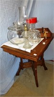 Eastlake style parlor table, early 1900’s canister