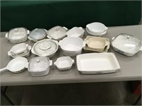 Nineteen Pieces of Vintage Pyrex