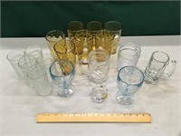 Amber Glasses & Glass Mugs