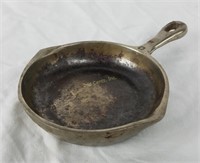 Small Griswold #0 Skillet Nickel Plated 562 Heat