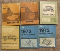 12 Factory Car Manuals- 1970's & 1980's U14B