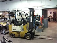 Yale 3000lb Forklift, solid tire, propane