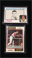 Too early 70s cards Gaylord Perry JR Richard