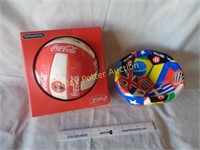 Coca-Cola & Texaco Soccer Balls