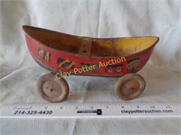 Antique Noah's Ark Tin Toy
