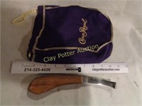 Horseshoe Farrier's knife & Crown Bag