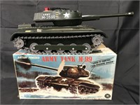 Boxed Battery Op Army Tank M-99, Japan