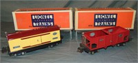 Nice Boxed Lionel 814 & 816 Freight Cars