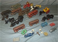 Large Group Of Cast Iron Vehicles