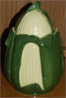 SHAWNEE POTTERY CORN KING COOKIE JAR WITH LID