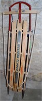 VINTAGE WESTERN CLIPPER WOOD AND METAL SLED