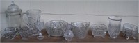 MISC. LOT OF GLASWARE / CRYSTALWARE