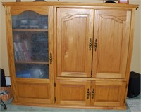 CUSTOM MADE ENTERTAINMENT CENTER