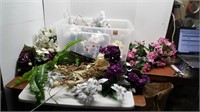 Clear Tote & Decor Flowers