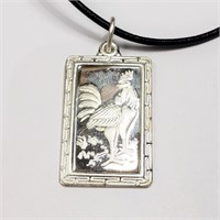 $100 Silver Zodiac Pendant Necklace