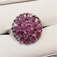 $500  Silver Ruby Ring (app 1.5ct)