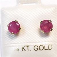 $250 14 KT Ruby Earrings