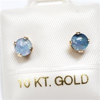 $160 10 KT Gold Opal Earrings