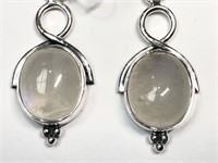 $200 Silver Moonstone Earrings (app 6.5g)