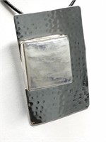 $400 Silver Moonstone Pendant Necklace (app 25g)