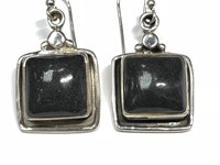 $260 Silver Gemstone Earrings (app 9.5g)