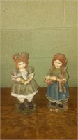 Resin decorative girl figurines