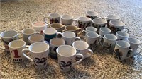 Lot of assorted coffee cups