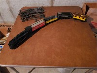 Marx toy train and track