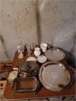 Silver plate and decorative items